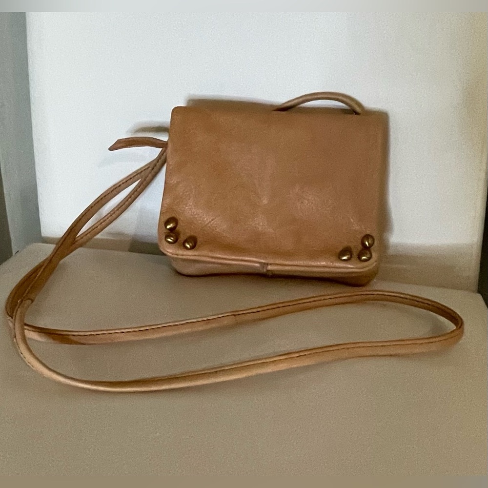 Cut n’ Paste Los Angeles Small Tan Leather Crossbody Purse
